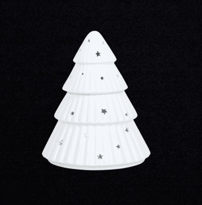 Le brûleur - Sapin de Noël blanc