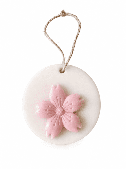 La suspension ronde - Fleur de cerisier