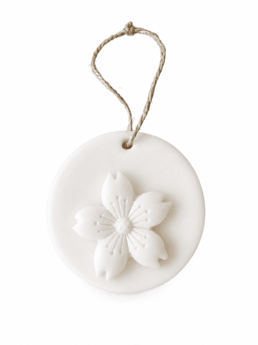 La suspension ronde - Fleur de coton